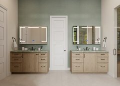 Bathroom Remodel with 2 vanities