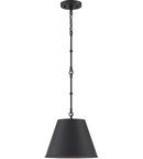 Online Designer Combined Living/Dining Matte Black Pendant Ceiling Light