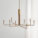 Online Designer Bathroom Clive 8-Arm Brass Chandelier