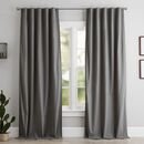 Online Designer Bedroom Sailcloth Blackout Drape, 96 