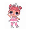 Online Designer Bedroom Vinyl LOL Surprise Dolls Decoration Sticker 