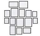 Online Designer Hallway/Entry Wood Gallery Frames in a Box - Set of 15