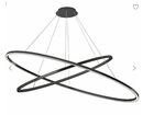 Online Designer Combined Living/Dining Ellisse LED Double Chandelier