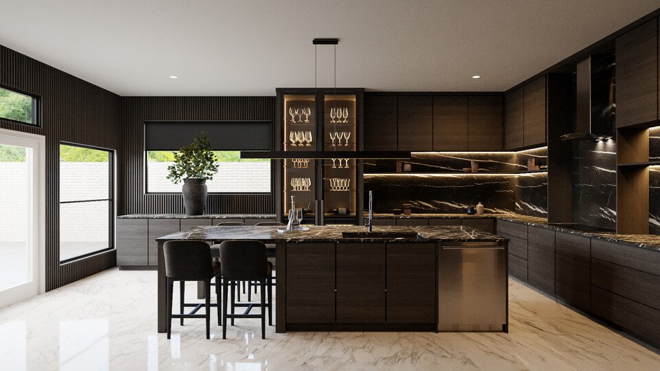 Dark Kitchen Remodel 