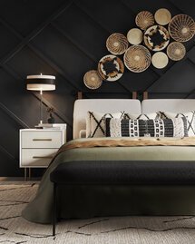 Online Designer Bedroom 3D Model