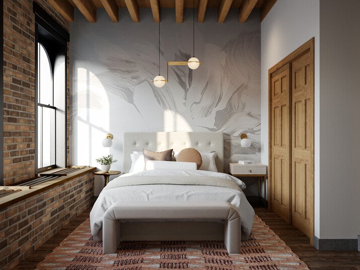 Eclectic Historic Loft Design Rendering thumb