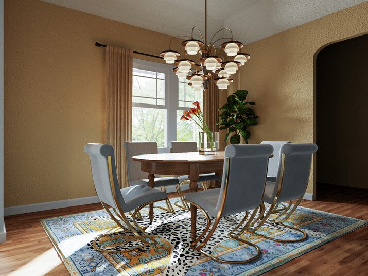 Eclectic Spanish Revival Interior Update Rendering thumb