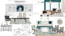 Glam Contemporary Home Interior Jessica S. Moodboard 1 thumb