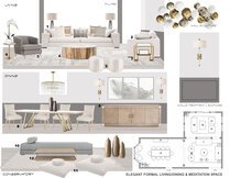 Glam Contemporary Home Interior Laura A. Moodboard 2 thumb