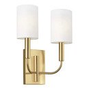 Online Designer Living Room Brianna 2-Light Candle Wall Light