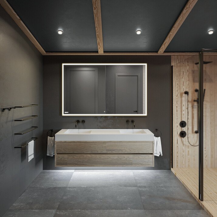 Modern Bathroom Renovation  Rendering thumb