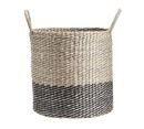 Online Designer Bedroom Lisbon Seagrass Two-Tone Tote Baskets