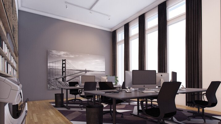 Modern Office Rendering thumb