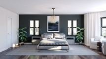 Online Designer Bedroom 3D Model