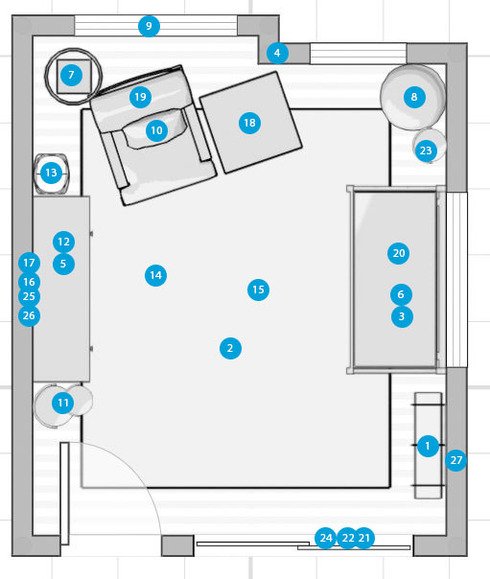 Online Designer Nursery Floorplan