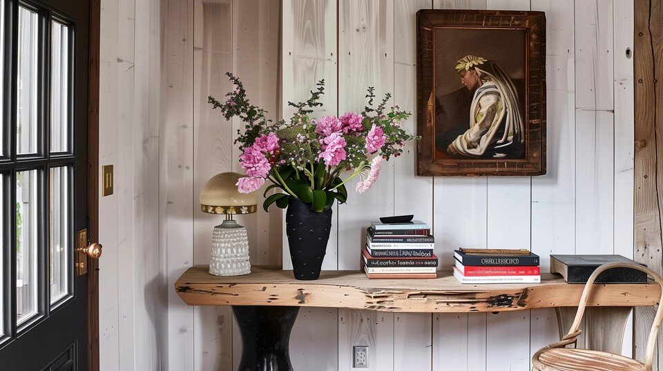 Rustic Cabin Entryway Design