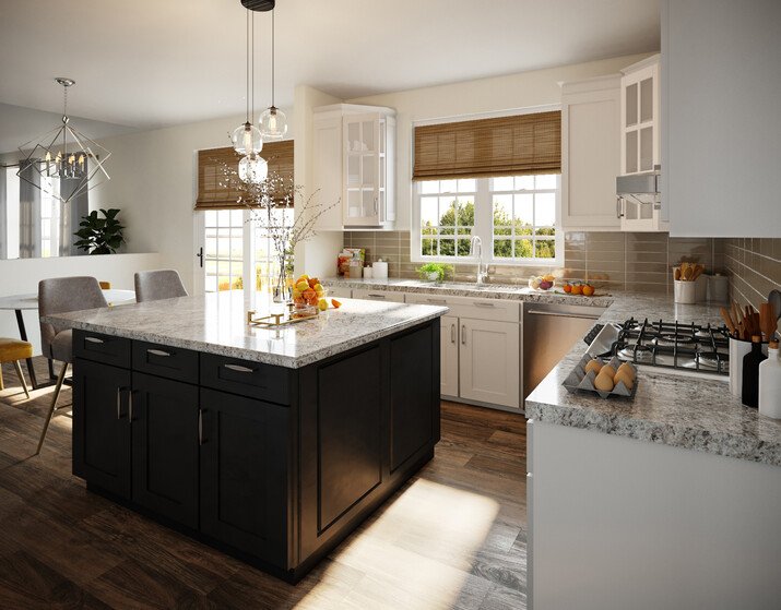 Transitional Style Home Transformation Rendering thumb