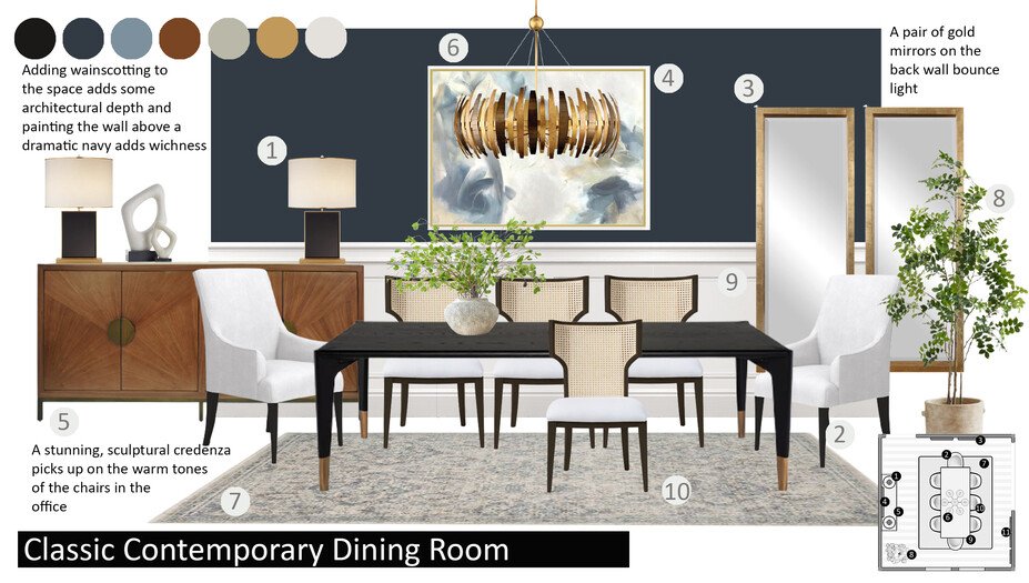 Online Designer Dining Room Interior Design Ideas