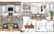 Blue & White Kitchen & Rustic Home Design Nor Aina M. Moodboard 2 thumb