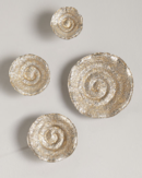 Online Designer Dining Room Gold Leaf/Nickel Escargot Wall Hangings