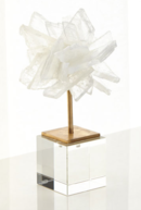 Online Designer Dining Room Small Selenite Blossom on Stand