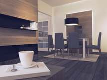 Online Designer Combined Living/Dining 3D Model